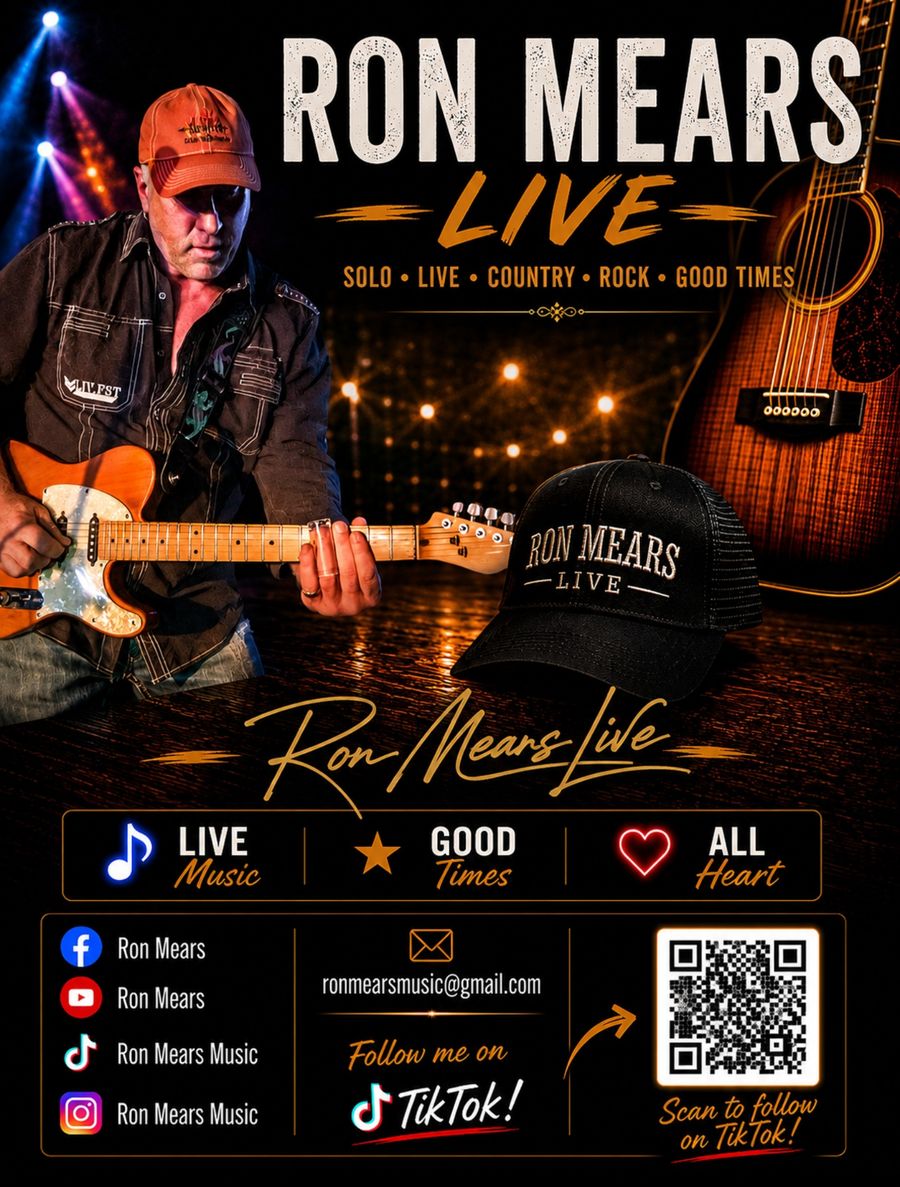 Ron Mears Live promotional poster